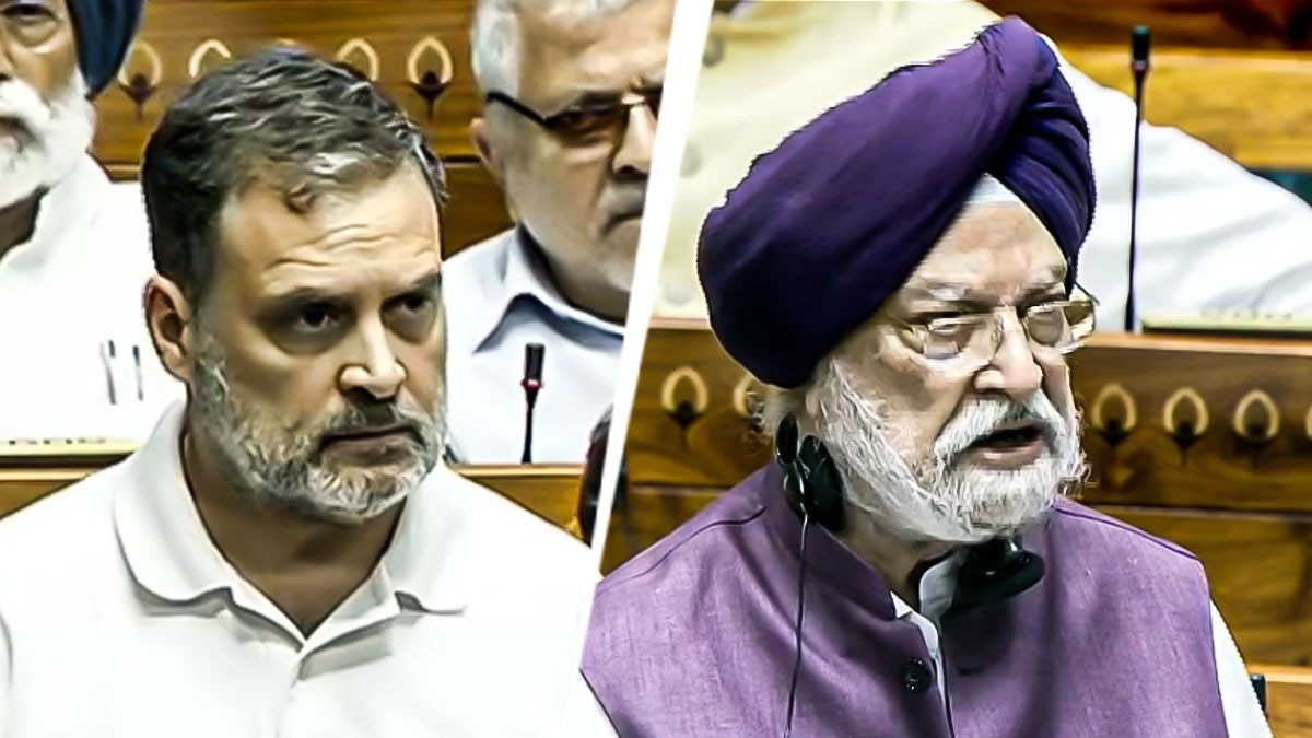 Compromised: Rahul Gandhi jabs Hardeep Puri, Epstein chants erupt in Lok Sabha