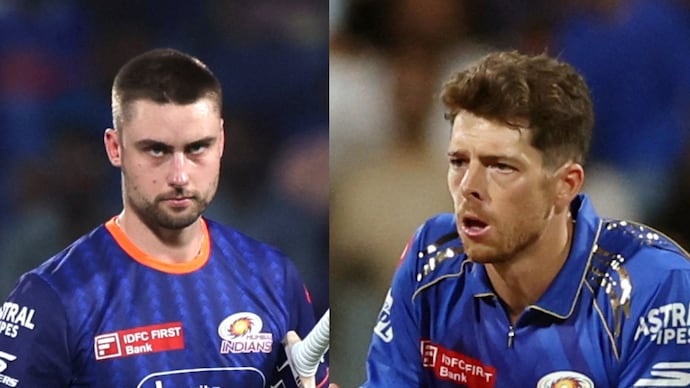 Both Jacks and Santner missed the MI's practice sessions. (Photo: Reuters) Will Jacks, Mitchell Santner, IPL 2026