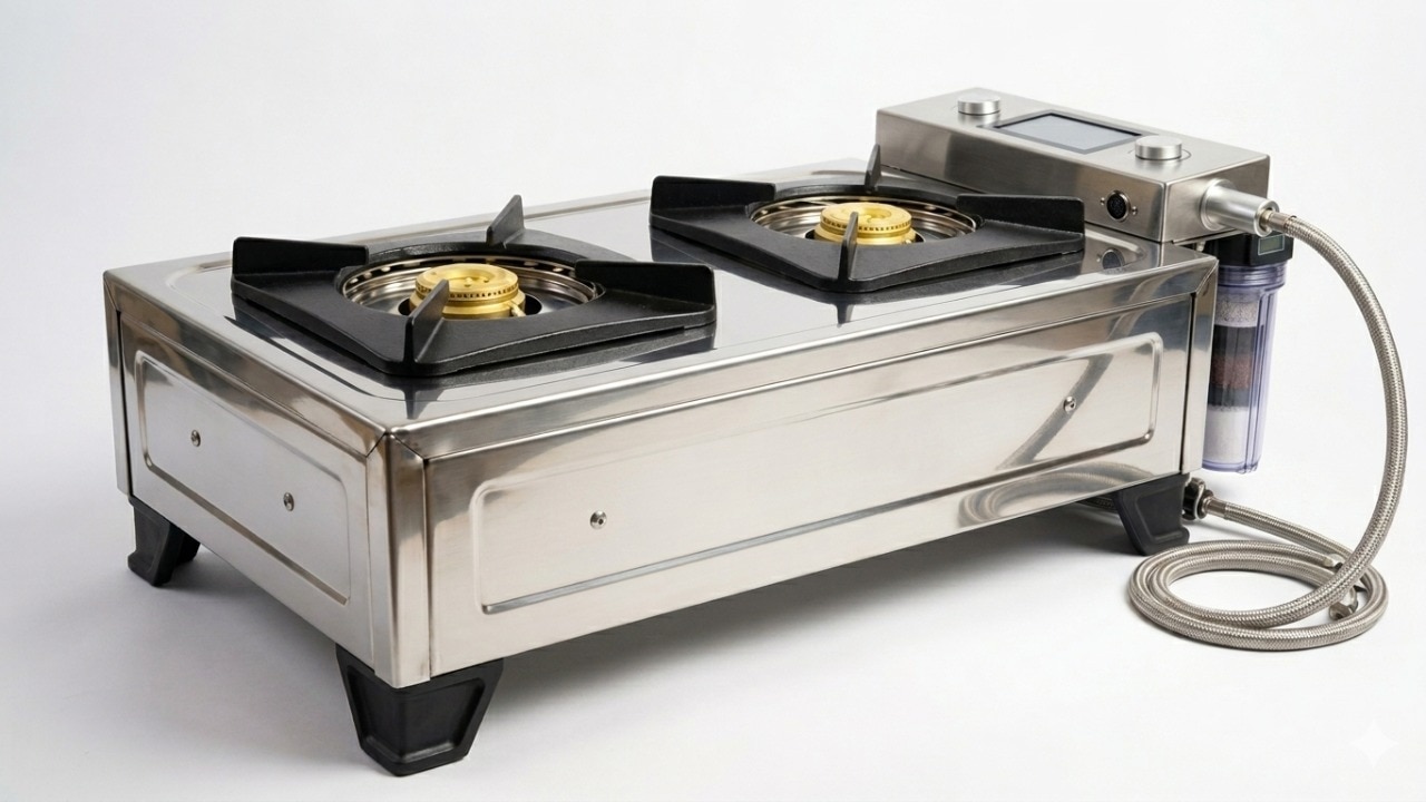 This hydrogen stove runs on water, not gas and could replace traditional cylinders