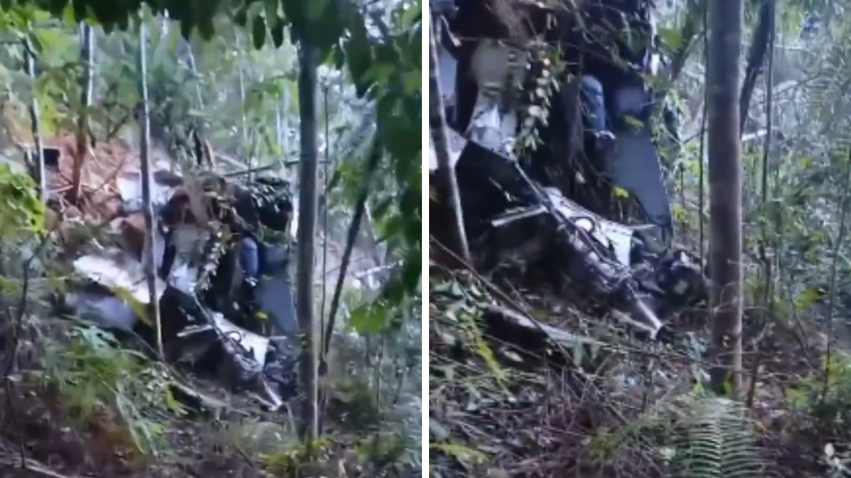 8 killed in helicopter crash in Indonesia, wreckage found in dense forest area