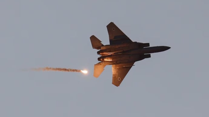 The pilot is said to have ejected from the US F-15 jet as it was being shot down by Iran. A US F-15 jet.