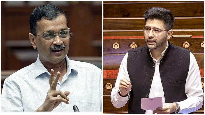 AAP hit back at Raghav Chadha after he alleged that the party was trying to silence him by demoting him in Rajya Sabha AAP, Raghav Chadha