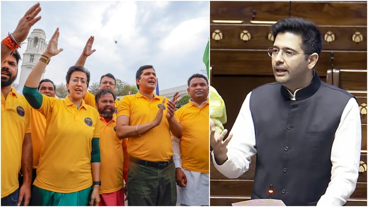 AAP leaders rally against Raghav Chadha after Rajya Sabha snub, BJP comes in support