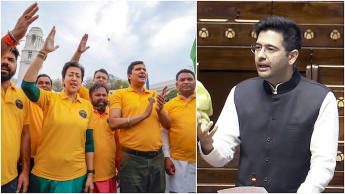 AAP dropped Raghav Chadha as Rajya Sabha deputy leader AAP dropped Raghav Chadha as Rajya Sabha deputy leader