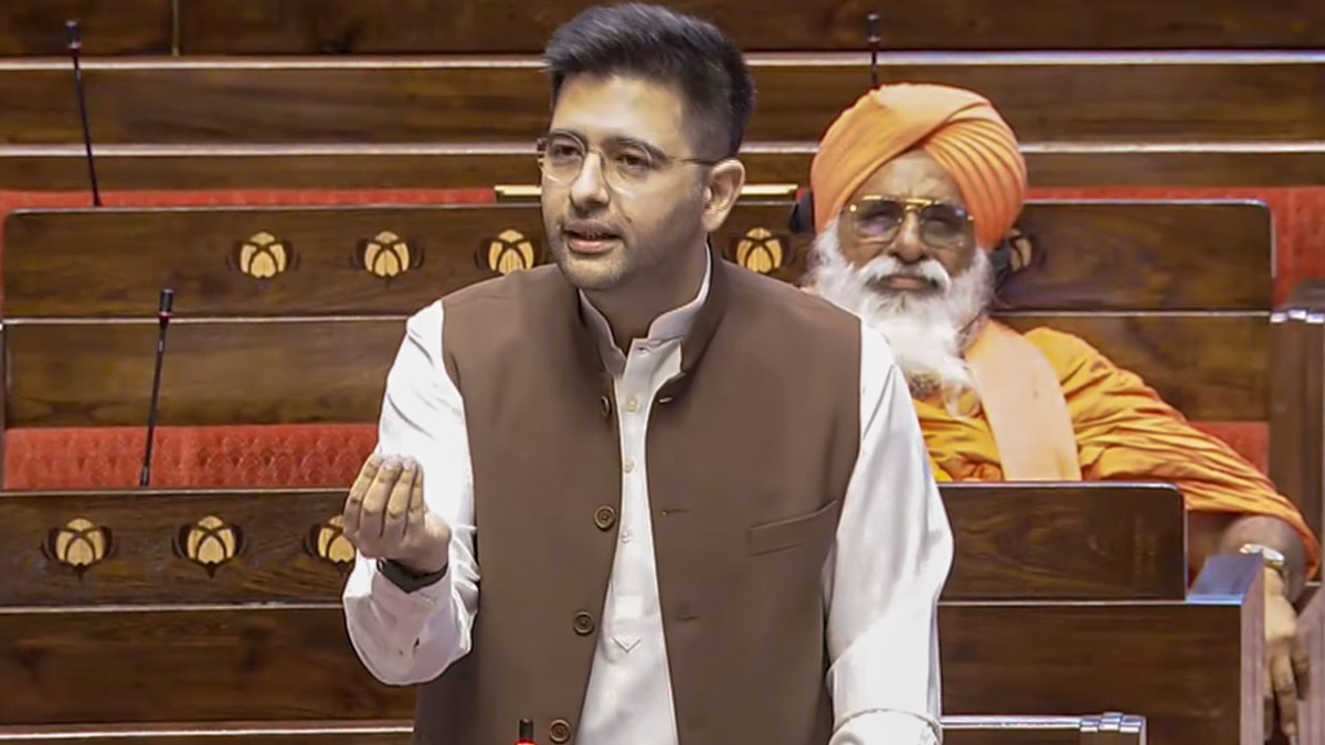 Leader not present, deputy missing: Raghav Chadha's dig at AAP in Rajya Sabha