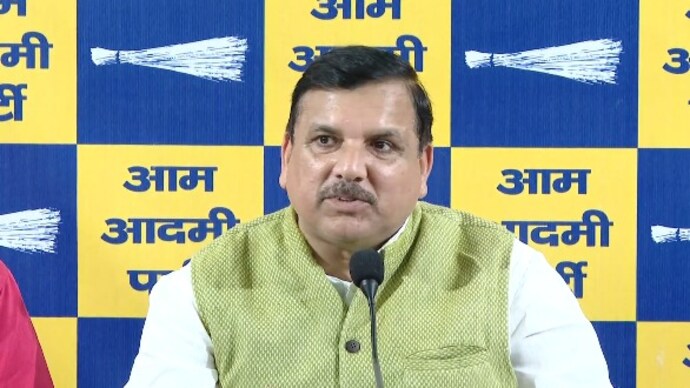 AAP MP Sanjay Singh threatened defamation action against BJP's Parvesh Verma. AAP SANJAY SINGH
