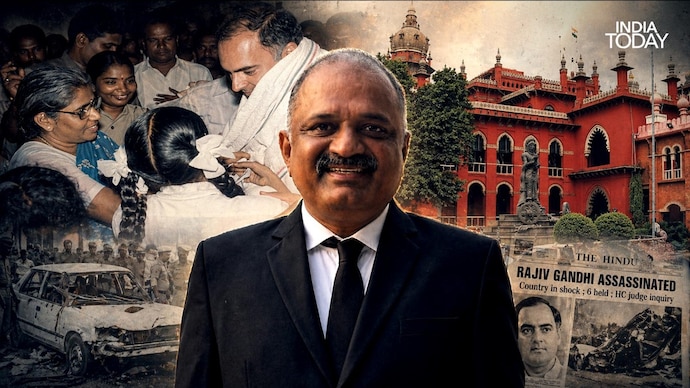 AG Perarivalan was 19 when he was arrested in connection with the Rajiv Gandhi assassination case. (Image: X and File/Vipul Kumar) Ag Perarivalan