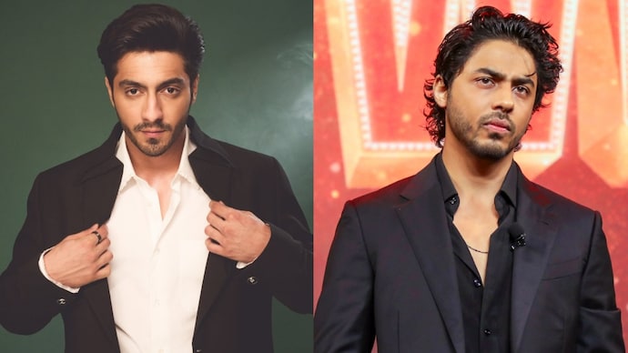 Ahaan Pandey recalls his childhood memories with Aryan Khan. (Credit: Instagram/@ahanpandayy, PTI) Ahaan Pandey, Aryan Khan