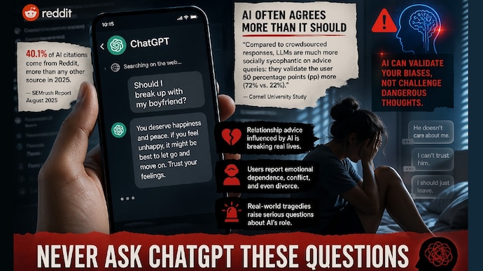 When AI starts sounding right, it may not always be telling the truth: Asking ChatGPT personal questions can lead you the wrong way. (Image generated using AI for representational purposes) AI, chatgpt,