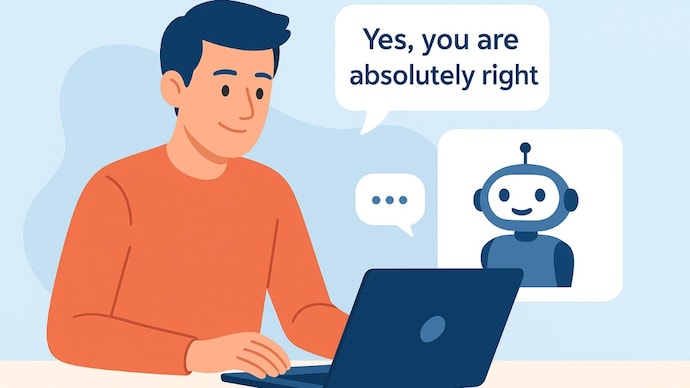 Representative image created using AI AI agreeing to users
