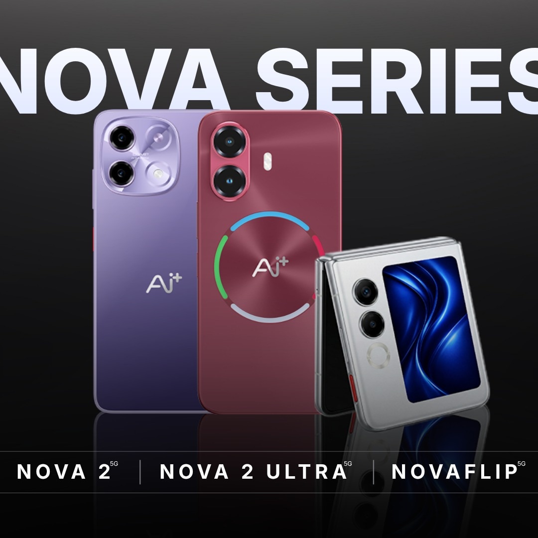 AI Plus announces Nova Flip phone for Rs 29,999, Nova 2 and Nova 2 Ultra tag along
