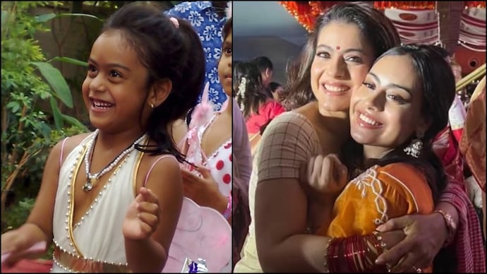 Ajay Devgan and Kajol share rare pictures of Nysa Devgan on her birthday. (Photo credit: Instagram/Ajay Devgan/Kajol) Ajay Devgan, Kajol, Nysa Devgan