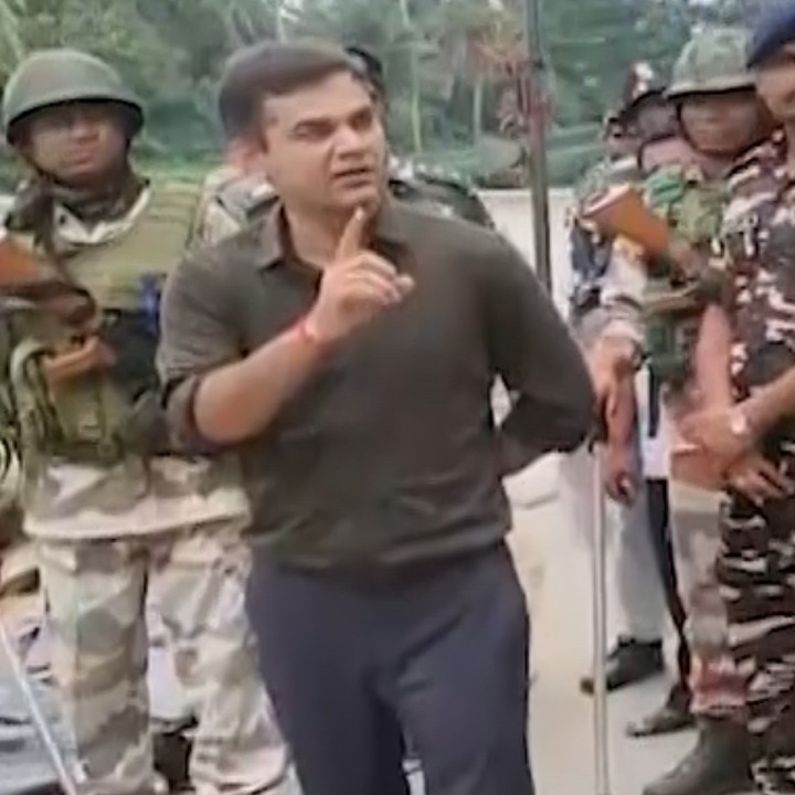 Agar badmashi kari... : Encounter specialist on poll duty warns TMC candidate