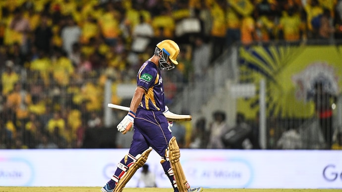 Ajinkya Rahane asks KKR to stay positive amidst horror start in IPL 2026. (AP Photo) Ajinkya Rahane