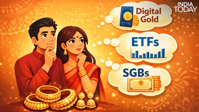 Gold remains a favourite investment during Akshaya Tritiya, but the way people invest in it is changing. (Photo: India Today)