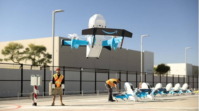 Amazon is rolling out its Prime Air delivery via drones in the US. (Photo: Amazon)