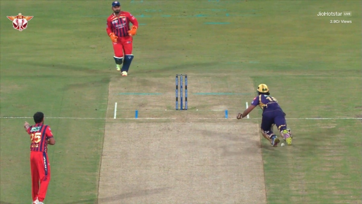 KKR left furious after Angkrish Raghuvanshi gets dismissed for obstructing field