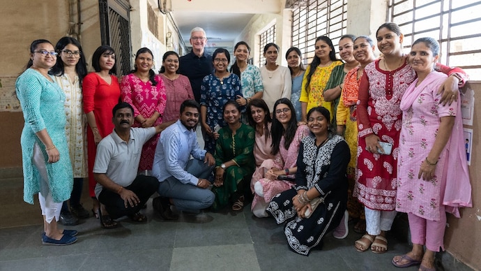 Apple has managed to effectively make iPhones more affordable in India under Tim Cook's leadership. (Photo: X/@tim_cook)