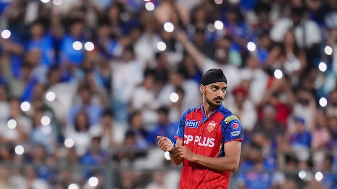 Arshdeep picked up three wickets against MI (Courtesy: PTI) Arshdeep Singh