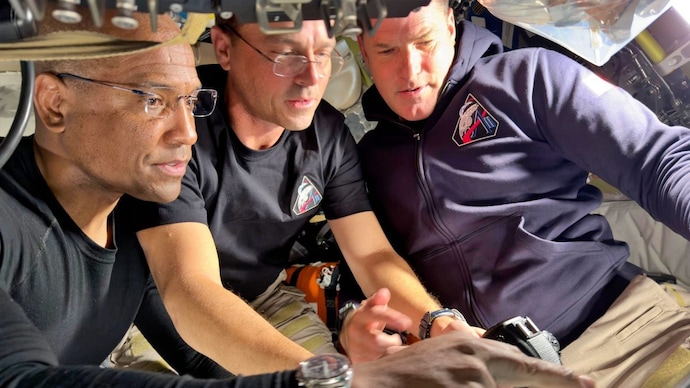 Four astronauts flew to then Moon and back in the first crewed lunar mission in over half a century in April 2026. (Photo: Nasa) Artemis-2 crew fire alarm