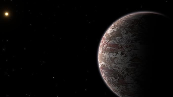 Artist's impression of the planet Epsilon Indi Ab, with water clouds. (Photo: EC Matthews/MPIA) Artist's impression of the planet Epsilon Indi Ab, with water clouds. (Photo: EC Matthews/MPIA)