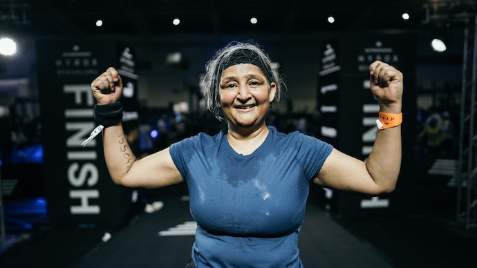 58-year-old Ashu Jain completed the Hyrox Bengaluru race with a podium finish. Ashu Jain