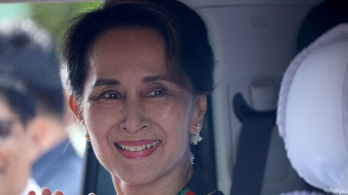 Reuters) Suu Kyi has been in detention since February 1, 2021.