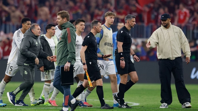Bayern Munich vs Real Madrid was full of action and controversy. (Reuters Photo) Bayern Munich vs Real Madrid