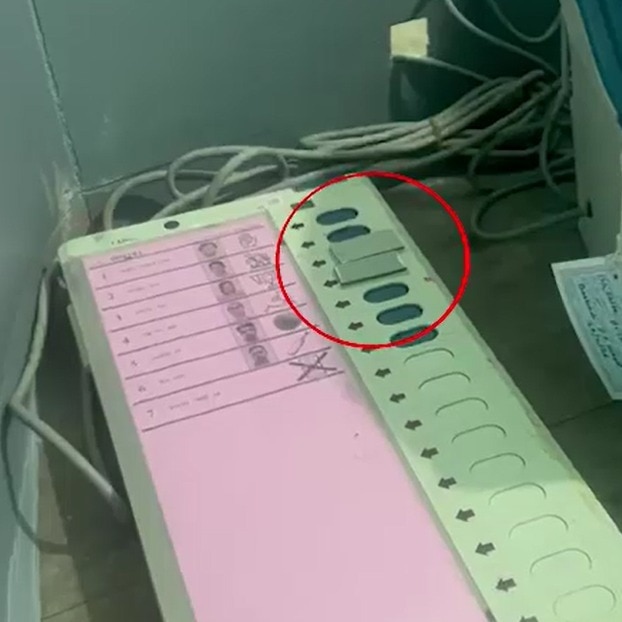 BJP, CPM EVM buttons ‘taped’ in Falta 