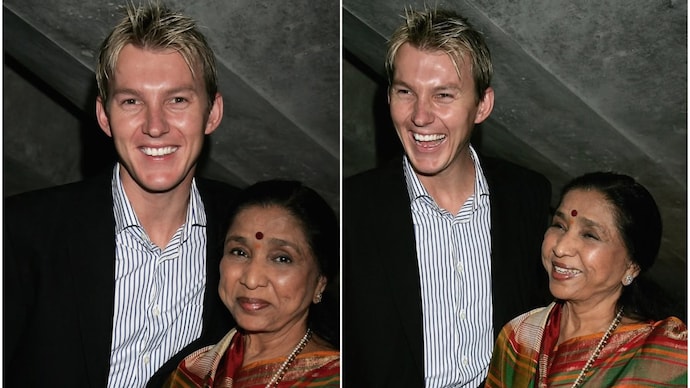 Brett Lee and Asha Bhosle collaborated for You’re the One for Me song. (Photo: Instagram) Brett Lee, Asha Bhosle