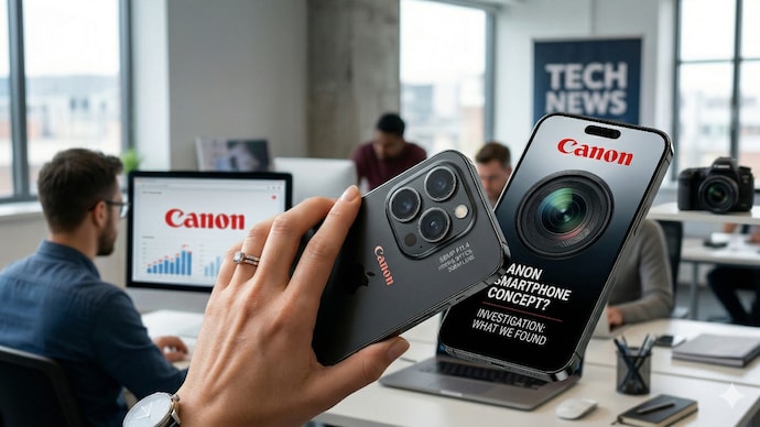 Is Canon making a smartphone? Will it ever make one? (Photo made by AI for representational purposes only) Canon
