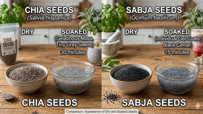 Chia seeds and sabja seeds both support weight loss, but which is better for belly fat? Here’s a simple comparison of their benefits, uses, and effectiveness in daily diet. Chia seeds and sabja seeds both support weight loss, but which is better for belly fat? Here’s a simple comparison of their benefits, uses, and effectiveness in daily diet.