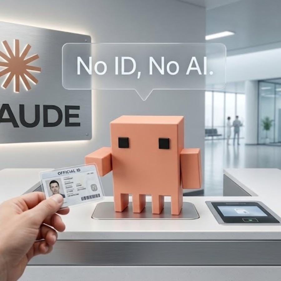 Anthropic starts asking Claude users for government ID and selfie verification