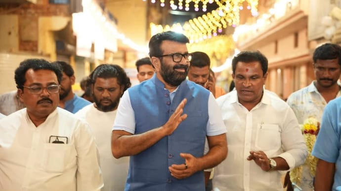 Congress's NA Haris (centre) is the sitting MLA for the Shantinagar assembly constituency in Bengaluru. (Photo: Facebook/NA Haris) Congress's NA Haris (centre) is the sitting MLA for the Shantinagar assembly constituency in Bengaluru.