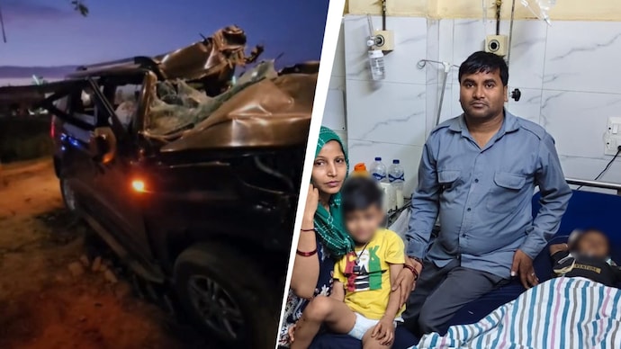Despite the severity of the crash, both children survived, though injured, and were admitted to hospital. (Photo: ITG)