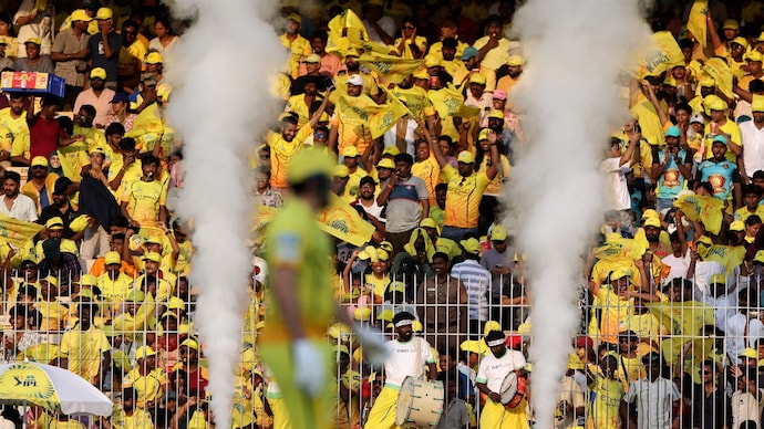 CSK fans left Chepauk early during the match against GT. Courtesy: Reuters CSK fans