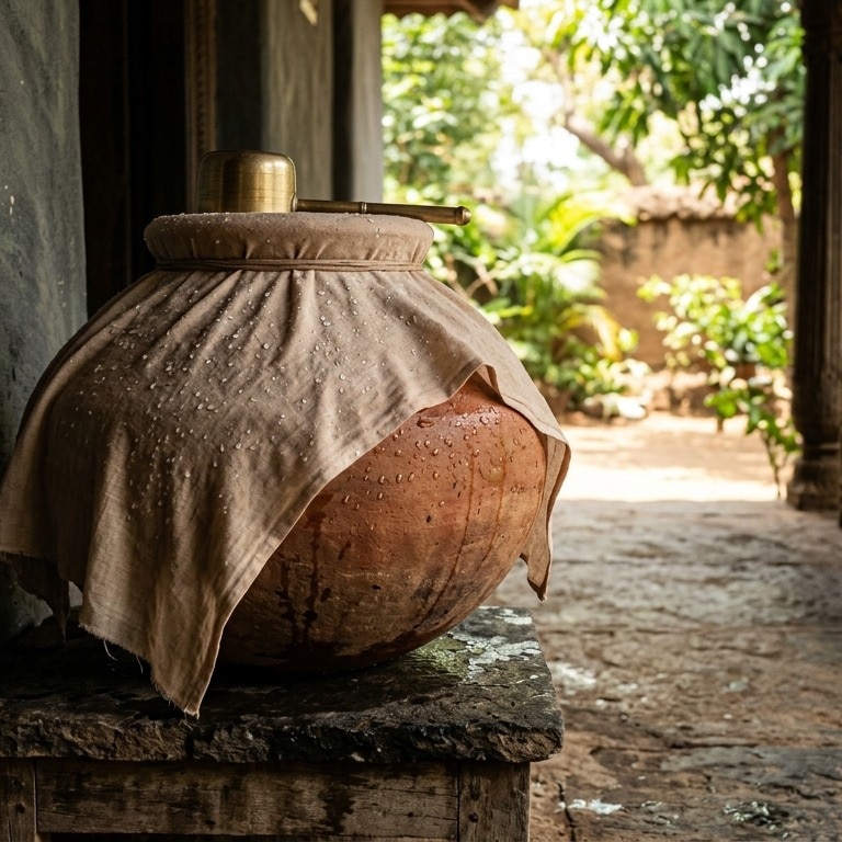 How to keep water cool in a matka all day naturally