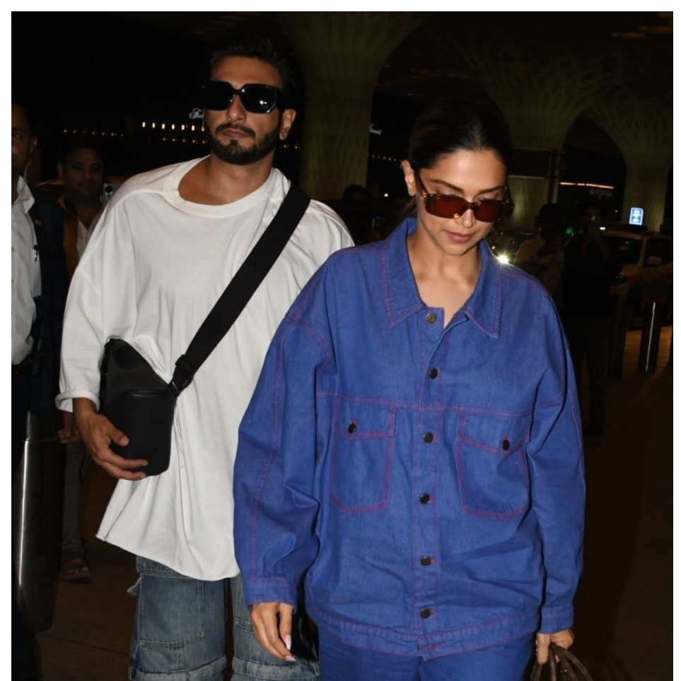 Deepika-Ranveer seen at Mumbai airport, first appearance since pregnancy reveal