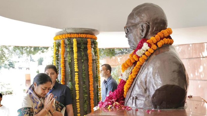 Delhi CM Rekha Gupta pays tribute to BR Ambedkar on his 135th birth anniversary