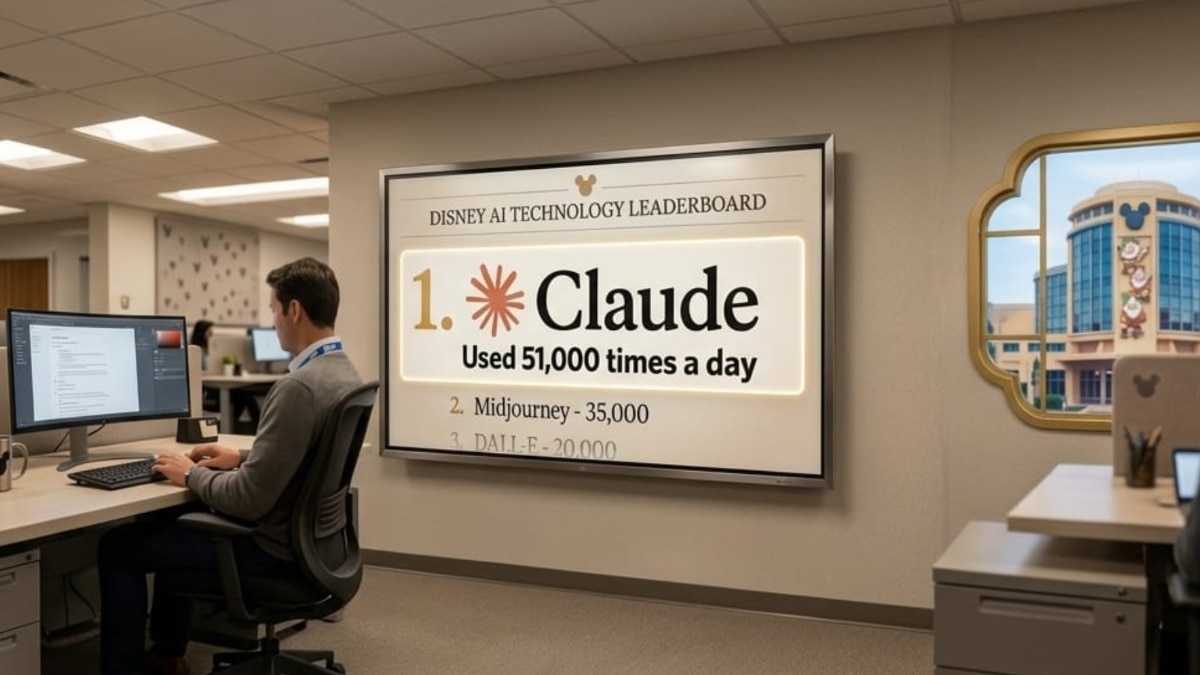 Disney joins AI tokenmaxxing trend, one employee uses Claude 51,000 times a day