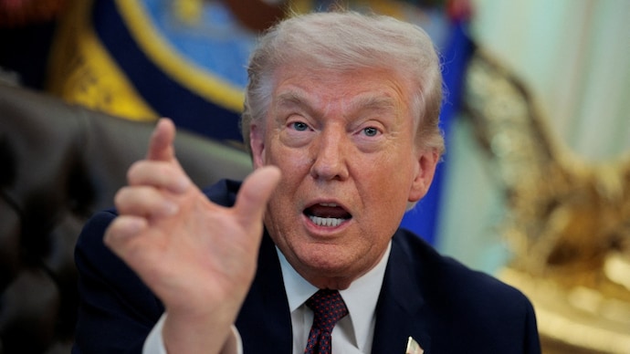 US President Donald Trump speaks in the Oval Office of the White House in Washington DC. (Photo: Reuters)