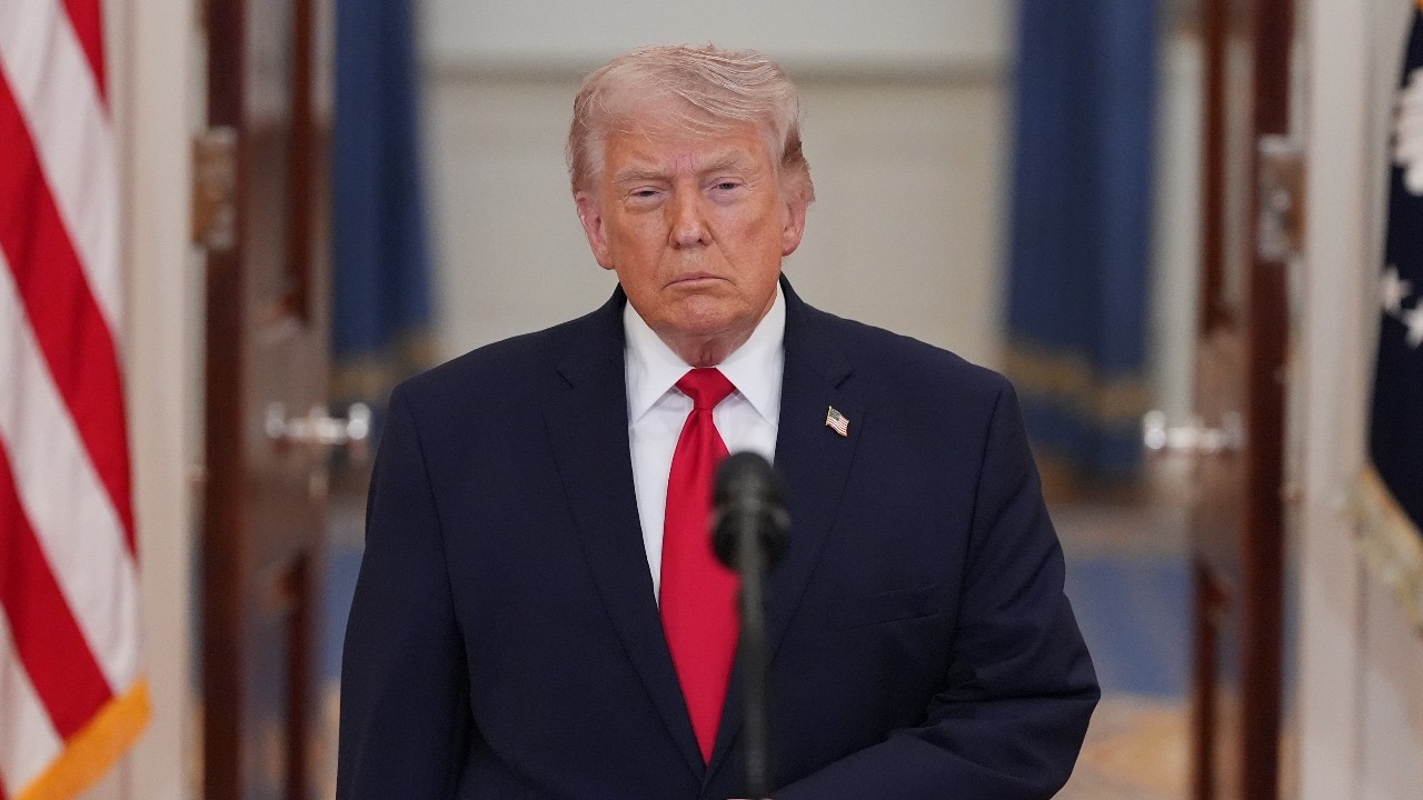 US President Donald Trump said in a televised address that after 32 days of US military operations, Iran is "no longer a threat." (AP photo)