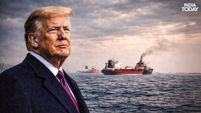 Donald Trump has pledged to block all shipments passing through the Strait of Hormuz. Donald Trump has pledged to block all shipments passing through the Strait of Hormuz.