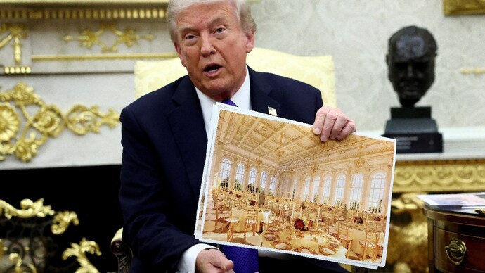 donald trump white house ballroom bulldozers unauthorised project