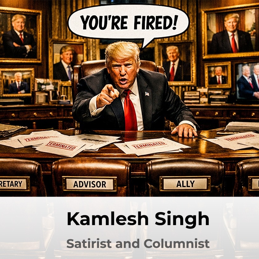 donald trump you are fired the apprentice white house oval office us regime change cabinet members sacked us iran war psychology psychoanalysis of president