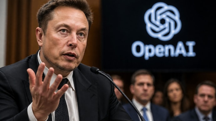 Elon Musk says AI could kill us all, we don't want to be in Terminator movie. (Image generated using AI) Elon Musk, openai trial, AI