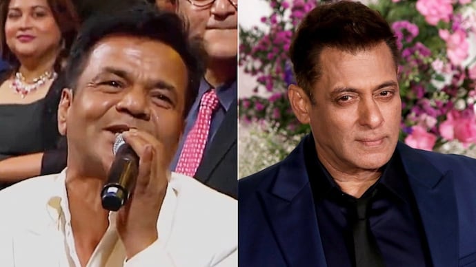 Rajpal Yadav (left)/ Salman Khan (right) – Photo: Video Screenshot/ PTI Faced mockery on stage, got Salman's support: Rajpal Yadav reacted to elder brother's post