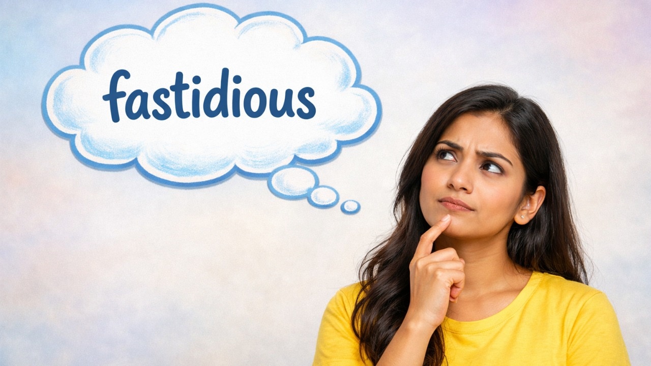 Word of the day: What 'fastidious' means and how to use it right