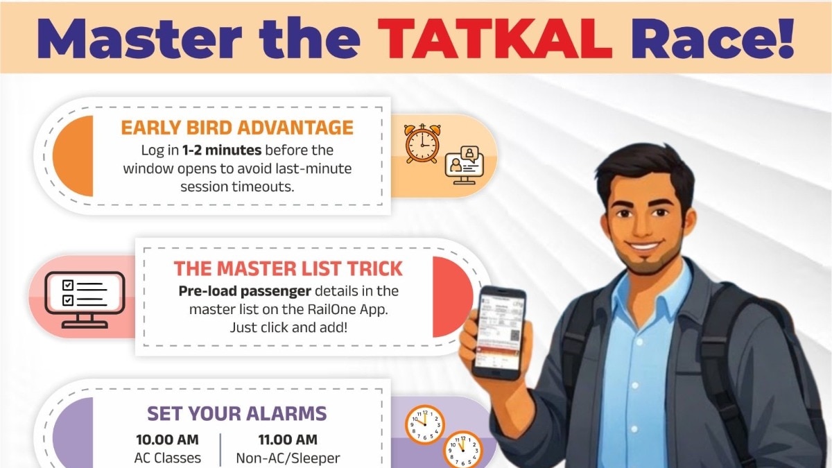 How to book tatkal tickets early and get confirmed seats
