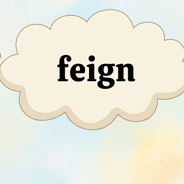 Word of the day: What 'feign' means and how to use it right